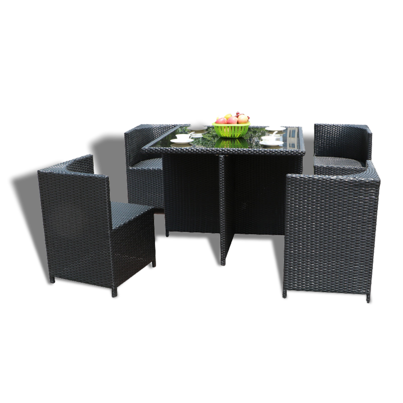 Rattan Outdoor Garden Furniture Corner Dining Set Garden