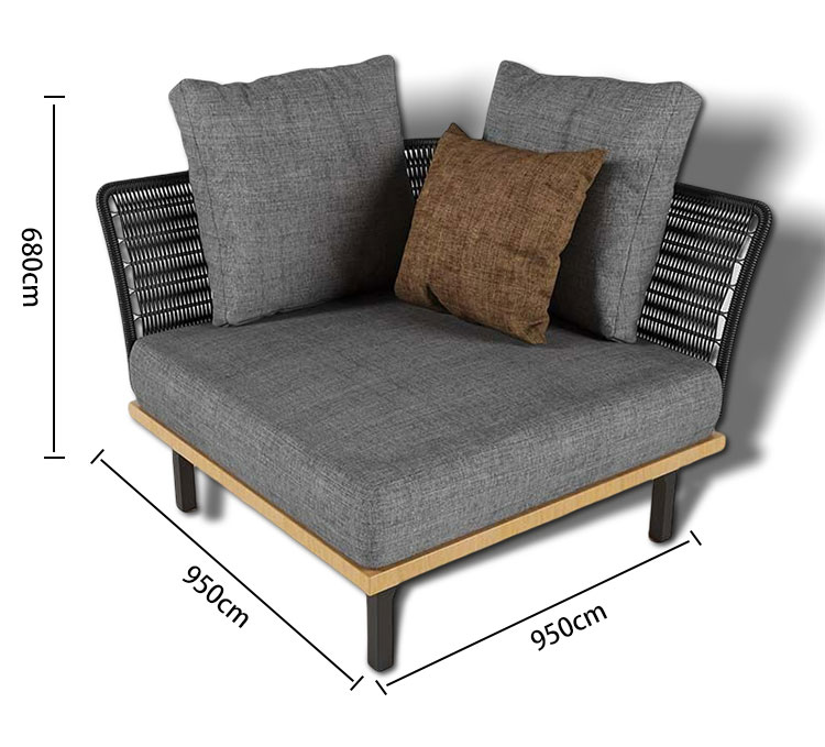 Teak Outdoor Furniture Teak Garden Corner Sofa